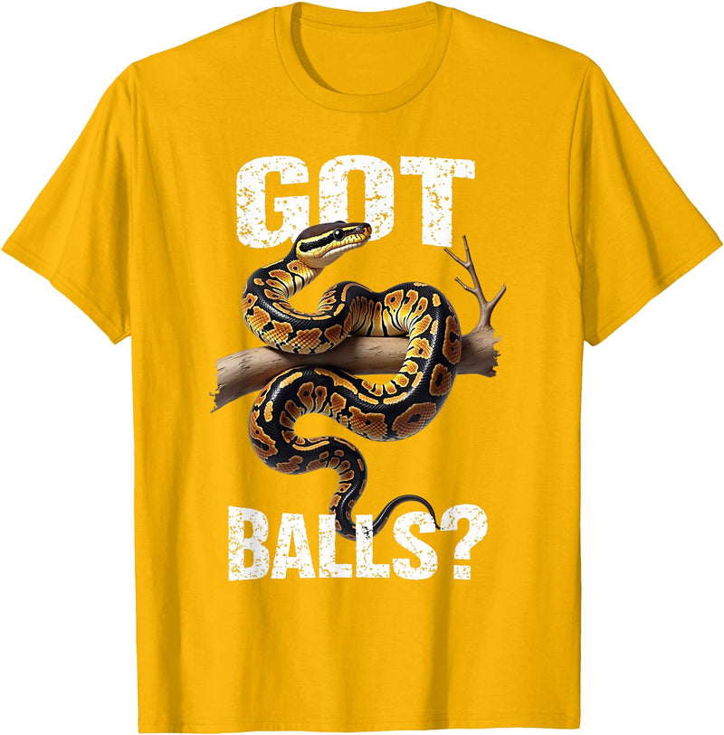 Royal Ball Python Supplies Snake Owner Herpetology Funny Ball Python Lover Balls Reptile Keeper Snake Owners T-Shirt -