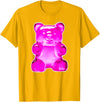 Urban Empyre Pink Gummy Bear Candy T-Shirt - Golden Yellow