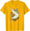 Fish Species Collection Gift Idea Fischerart Biology Swordfish Fish T-Shirt - Golden Yellow
