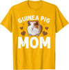 Guinea Pig Gift Guinea Pig Accessories & Stuff Cute Guinea Pig Art for Women Girl Adult Guinea Pig Lovers T-Shirt - Golden Yellow