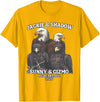 Jackie and Shadow Bald Eagle Family Tee Jackie and Shadow Sunny and Gizmo Big Bear Lake 2025 T-Shirt - Golden Yellow