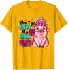 Punny Pig Valentine Apparel Don't Go Bacon My Heart Funny Pig Valentine Tee T-Shirt - Golden Yellow