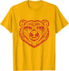 Bear Lover Merch Bear Sunglasses - Bear Lover T-Shirt - Golden Yellow