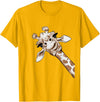 Funny giraffe t-shirt animal love zoo and safari Love Giraffe Women's Wildlife Giraffe Lovers Tee for Children Girls T-Shirt - Golden Yellow