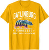 Gatlinburg Family Vacation Tees Family Vacation Mountains Gatlinburg Tennessee Bear Souvenir T-Shirt - Golden Yellow