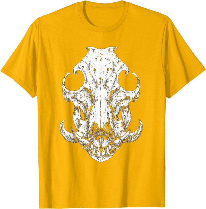 Hog Hunter Skull Co. Hog Hunter Skull Hunting Wild Hog Pigs T-Shirt - Golden Yellow