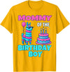 gaming gamer Birthday Llama Pinata Family Apparel Mommy Birthday Boy Llama Pinata Party Family mathing Women T-Shirt - Golden Yellow