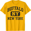 Vintage Buffalo New York Heritage Apparel Buffalo New York Vintage Silhouette Bison T-Shirt - Golden Yellow
