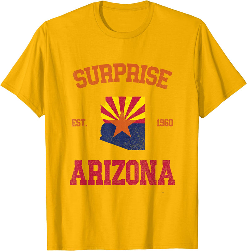 Surprise Arizona AZ Designs Surprise Arizona T-Shirt - Golden Yellow