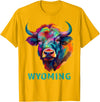 Love Wyoming Accessories, Apparel and Home Decor Wyoming American Bison Lover Buffalo for Men Women Souvenir T-Shirt -