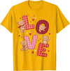 Love Teddy Bear Girl Valentine Women Cute Teddy Bear Women Valentines Shirt Girl Love Heart T-Shirt - Golden Yellow