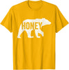 Matching Family Bear by Foxio Honey Bear Matching Family Camping Bear Funny Honey T-Shirt - Golden Yellow