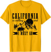 California Is Calling And I Must Go! California is Calling & I Must Go Bear Mountains Vintage T-Shirt - Golden Yellow