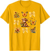 Coquette Bow Scottish Highland Cow Sunflower Shirt Baby Highland Cow With Sunflower Butterflies Farm Western T-Shirt -