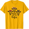 funny heifer tshirt Cute Women's Hanging With My Heifers Bandana T-Shirt T-Shirt - Golden Yellow