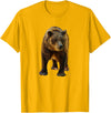 Bear Tees Grizzly Bear Vintage Graphic T-Shirt T-Shirt - Golden Yellow