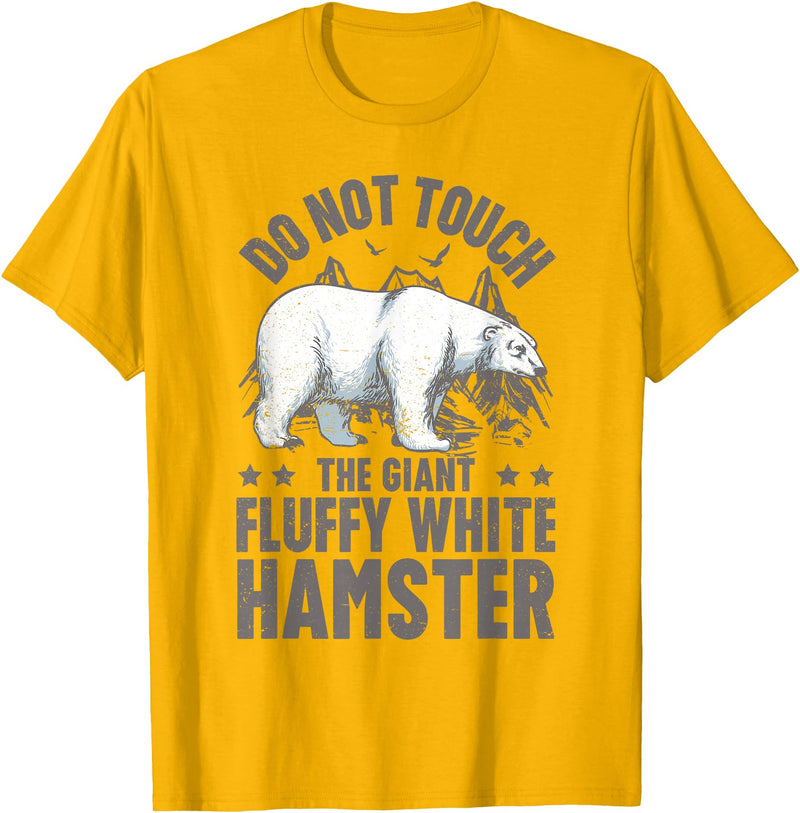 Funny Polar Bear Enthusiast Co. Funny Polar Bear T-Shirt - Golden Yellow