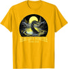 FunWearVm The Bear Lake Monster Cryptid Utah USA Cryptozoology T-Shirt - Golden Yellow