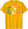 Buffalo - Saint Paddys Funny Ireland Flag Buffalo - Shamrock St. Patrick's Day Irish Flag T-Shirt - Golden Yellow