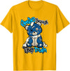 Funny Bear Smile Smile Through The Pain Teddy Bear Streetwear Sneaker Lovers T-Shirt - Golden Yellow