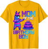 Llama Pinata Birthday Family Bday Party Decoration Mom of Birthday Boy Llama Pinata Party Family Matching T-Shirt - Golden Yellow