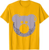 Cub & Bear Beard Hair Shirts Mens Cub & Bear Bears Hairy Beard Face Shirt So Trendy and Cute T-Shirt - Golden Yellow