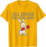 Cute Bunny Joke T-Shirt in Golden Yellow