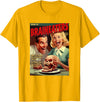 Last Gasp Graphics Brain Eaters 1950s horror comic cover T-Shirt - Golden Yellow