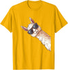 Ällamaco. Llama Alpaca Lama Sunglasses T-Shirt - Golden Yellow