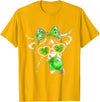 Funny St Patrick’s Day Shamrock Irish Cow Lover Coquette Highland Cow St Patrick’s Day Lucky Irish Cow Lover T-Shirt -