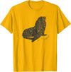 Distressed Sea Lion Sea Lion T-Shirt - Golden Yellow
