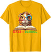 Guinea Pig Lovers 100 Days Of School Costume Kids Funny Guinea Pig 100th Day Of School Teacher Womens Mens T-Shirt - Golden Yellow