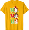 Cute Cavy Guinea Pig Clothes Accessories Piggie Santa Christmas Guinea Pig Lover Owner Stuff Piggy Cavy T-Shirt - Golden Yellow