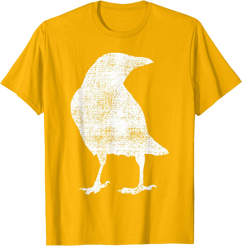 Crow Shirts Crow Raven Bird Lover Gift T-Shirt - Golden Yellow