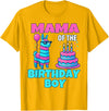 gaming gamer Birthday Llama Pinata Family Apparel mama Birthday Boy Llama Pinata Party family mathing women T-Shirt - Golden Yellow