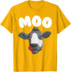 Cow Gift Cow Lover Accessories Cattle Farmer Stuff Funny Cow Design For Men Women Cow Farmer Dairy Farm Animal T-Shirt -