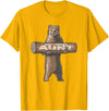Cartba Aunt Co. Bear-y Awesome Aunt Funny Saying Cute Auntie T-Shirt - Golden Yellow