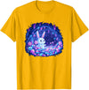 Enchanting Bunny in Candy Cave Fantasy World T-Shirt in Golden Yellow