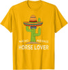 Cartba Horse Co. Funny Horse Lover Ranch Equestrian T-Shirt - Golden Yellow