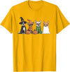Cute Fall Chihuahua Dog Owner Halloween T-Shirt - Golden Yellow