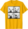 Piglet Farm Nature Photography Men Women Kids Happy Pig Face Portrait Hog Farmer Funny Farm Animal T-Shirt - Golden Yellow