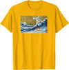 Kids Animal Wheek Cavy Mom Gift T Shirts & Hoodies Funny Retro Vintage Surfing A Great Wave Guinea Pig Lover T-Shirt - Golden Yellow
