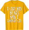Gay Pride Gifts Funny I Like Big Bears And I Cannot Lie LGBTQ Gay Man Pride T-Shirt - Golden Yellow