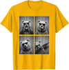 Funny Bear PhotoBooth Stuff Accessories & Gifts Bear PhotoBooth Sunglasses Funny Dab Bears Lover T-Shirt - Golden Yellow