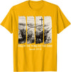 Highland Cute Cow Christian Bible Verse Follow The Word Not The Herd Christian Western Highland Cow T-Shirt - Golden Yellow