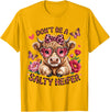 Cute Scottish Highlander Cow Designs Don't Be A Salty Heifer Cow Lover Funny Highland Cow T-Shirt - Golden Yellow