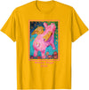Animal Art T Shirts When Pigs Fly Art T Shirt T-Shirt - Golden Yellow