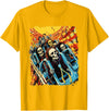 Amortuus Skeleton Roller Coaster T-Shirt - Golden Yellow