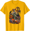 Halloween Gardening Lover Apparel & Gifts Outlet Freshly Planted Skeleton Gardener Halloween T-Shirt - Golden Yellow