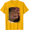 Eel Photo Aquarium Ocean Animal Splatter Art Moray Eel Photo Ocean Animal Splatter Art Aquarium Tee T-Shirt - Golden Yellow